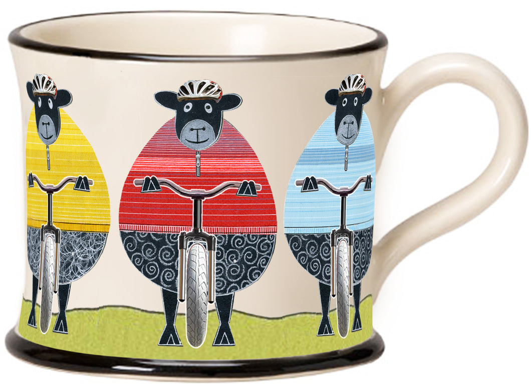 moorland pottery woolly bikers mug