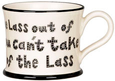 Yorkie Ware Lass Out Of Yorkshire Mug